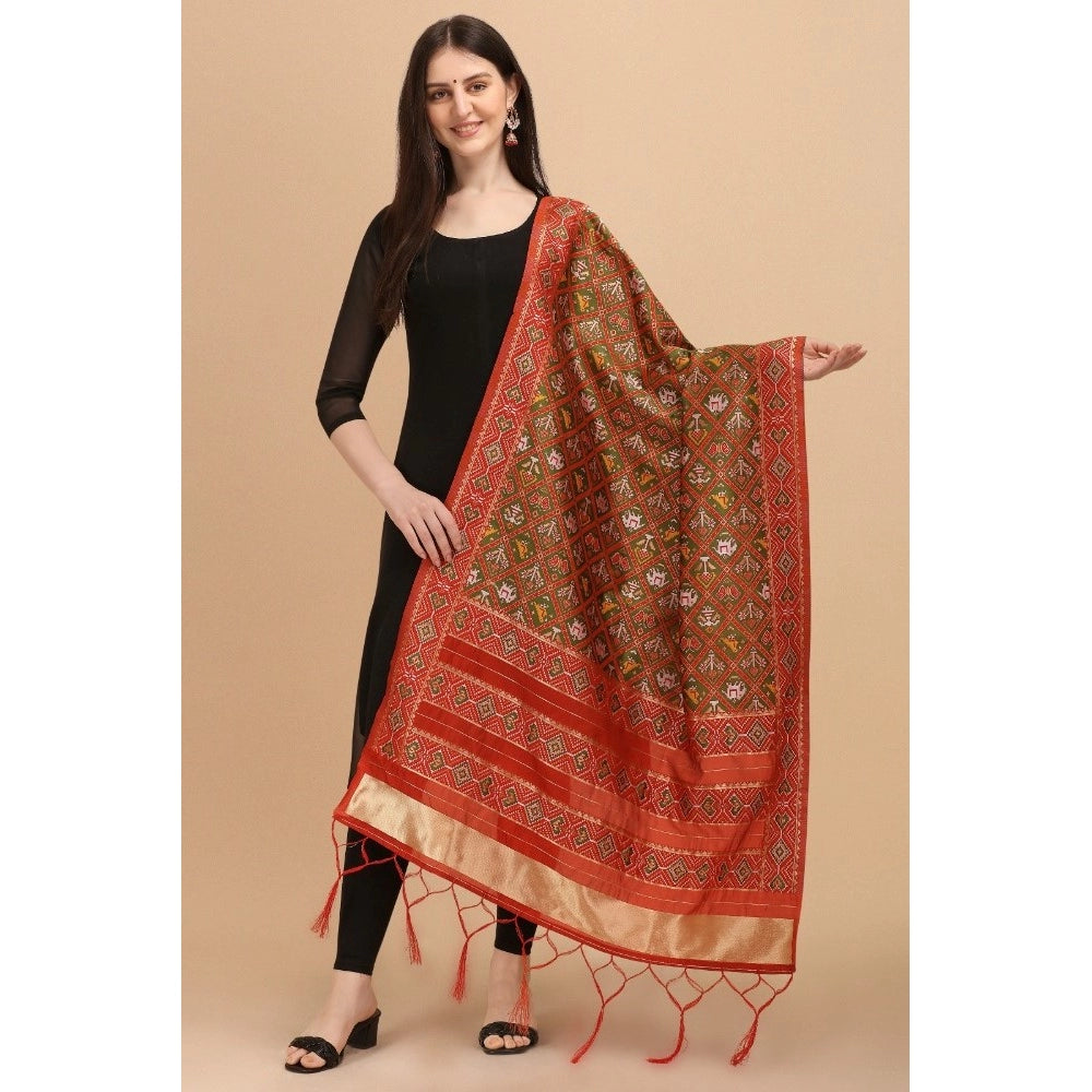 Silk Pure Zari weaving  Duppatta