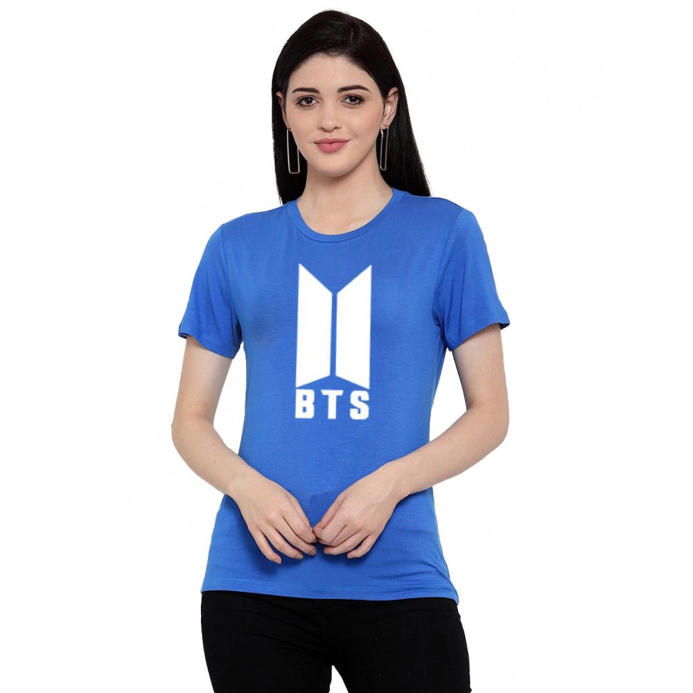 Cotton Blend Bts Print Printed T-Shirt