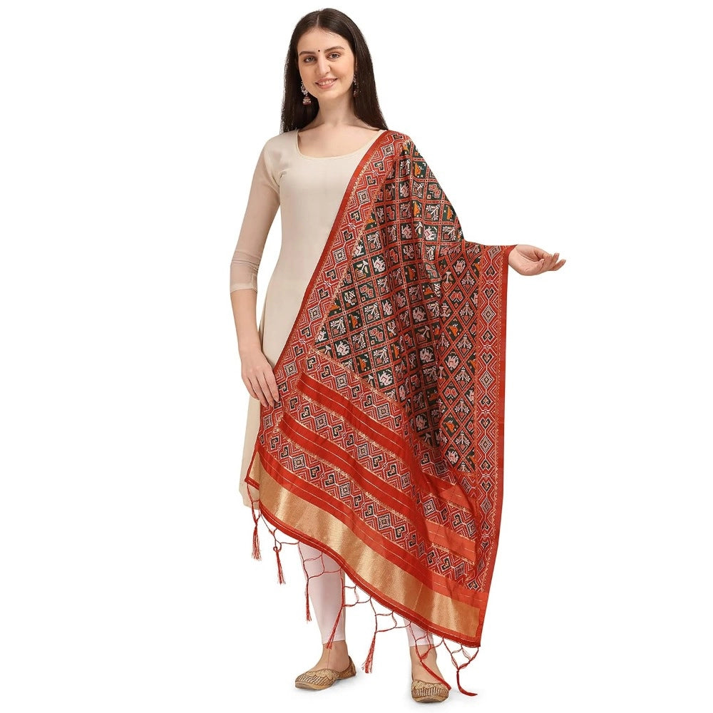 Silk Pure Zari weaving  Duppatta