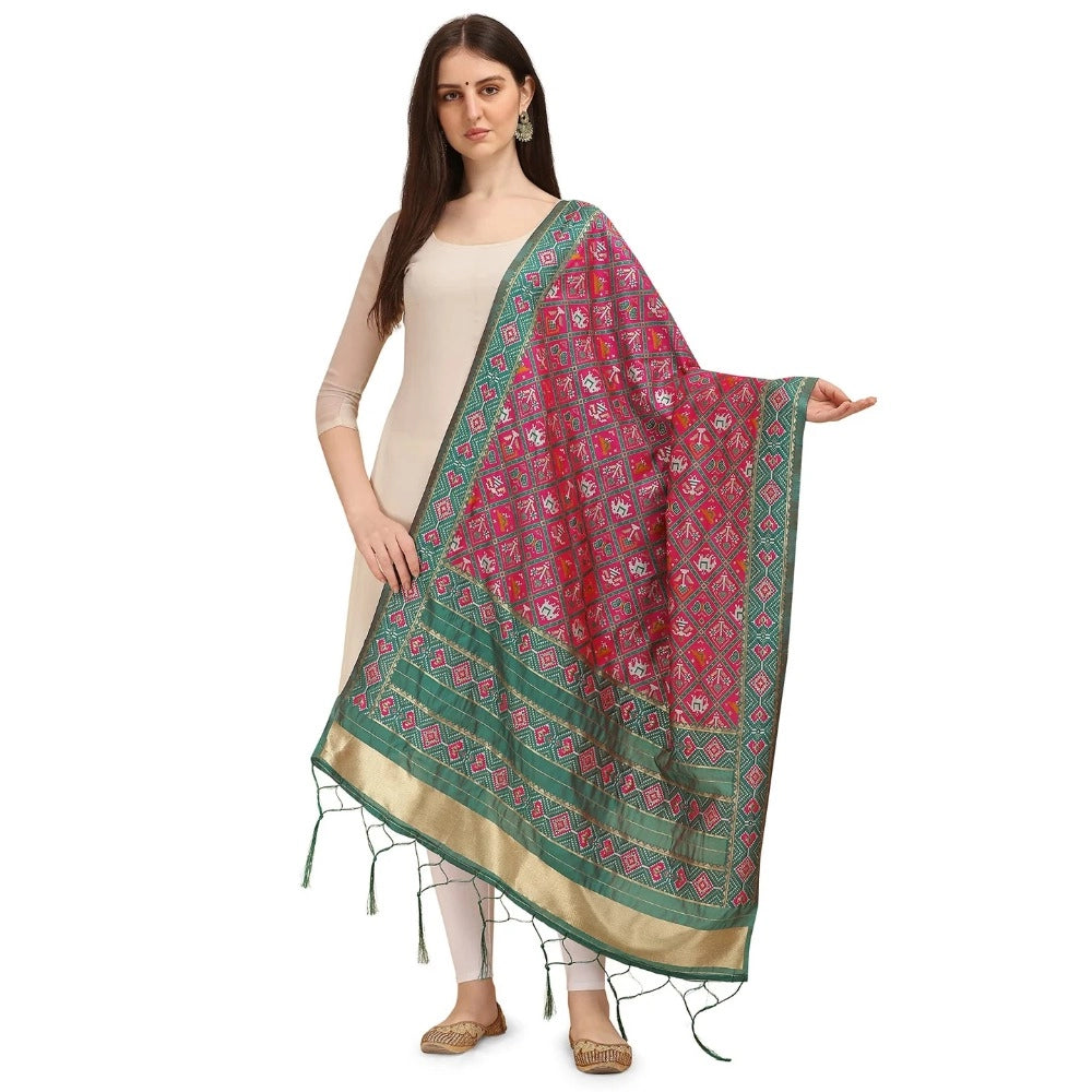 Silk Pure Zari weaving  Duppatta