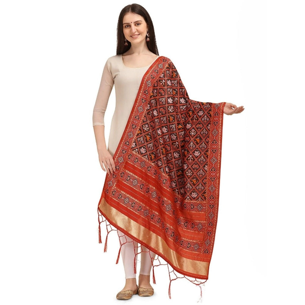 Silk Pure Zari weaving  Duppatta