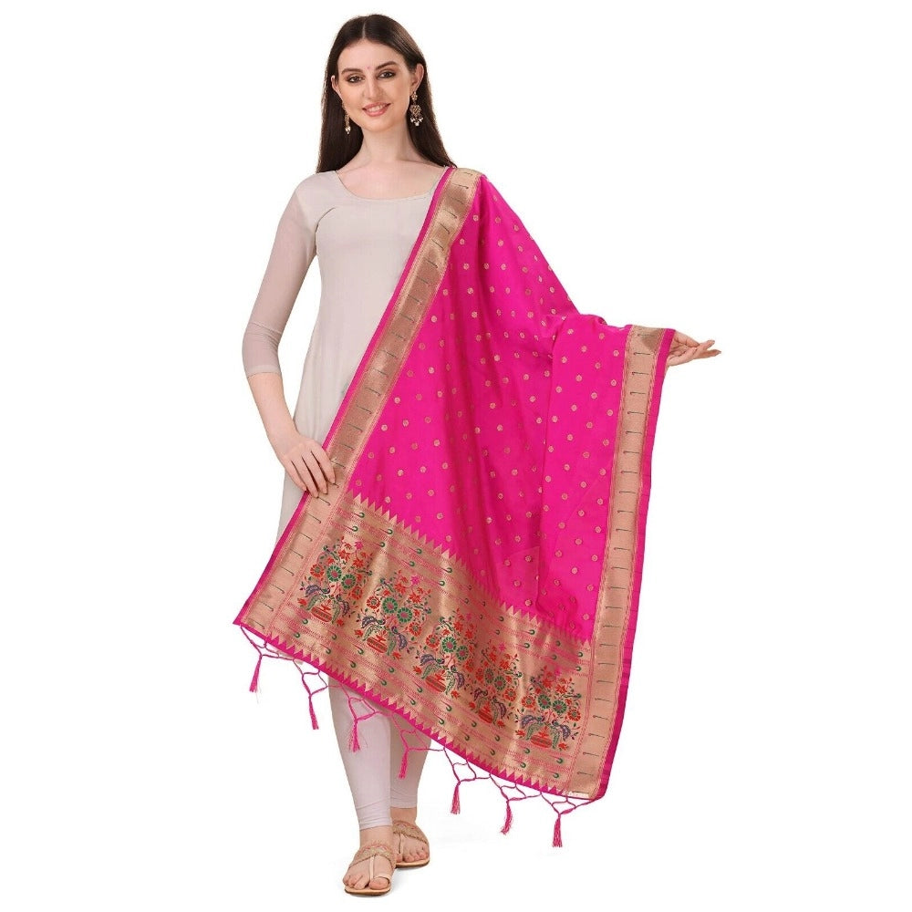 Silk Pure Zari weaving Duppatta