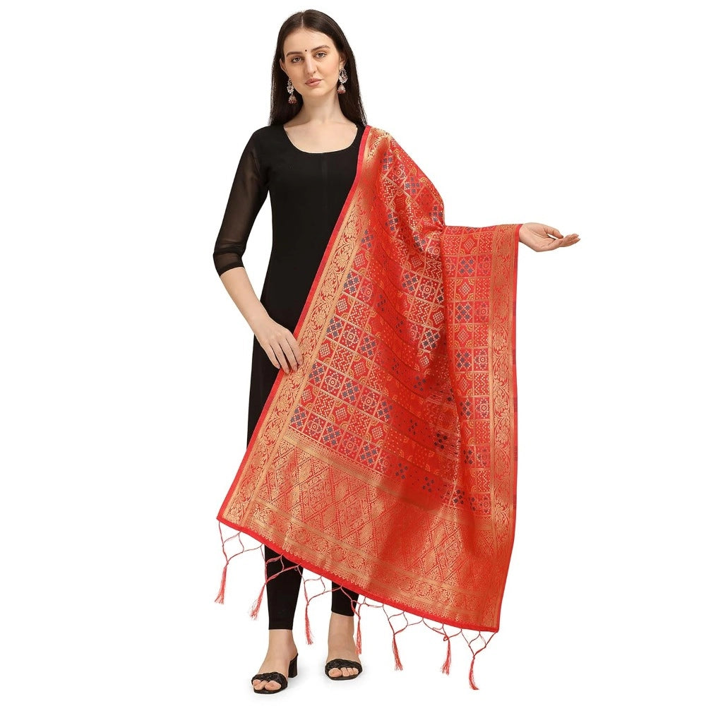 Silk Pure weaving Work Duppatta