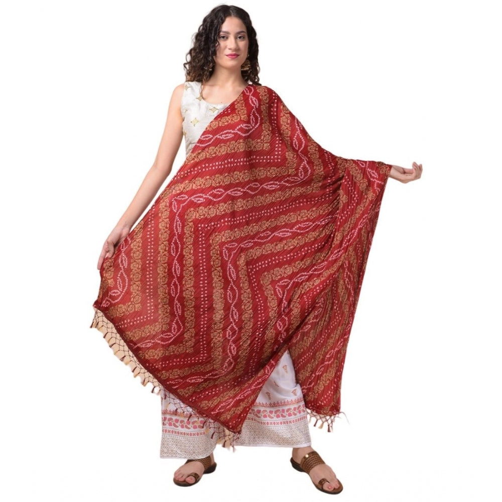 Chanderi Printed Dupatta