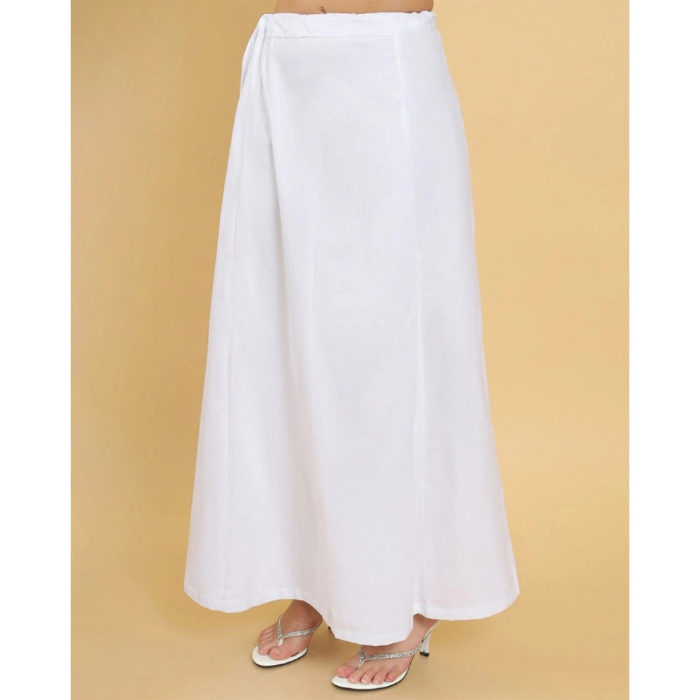 Cotton Solid Free Size Petticoat