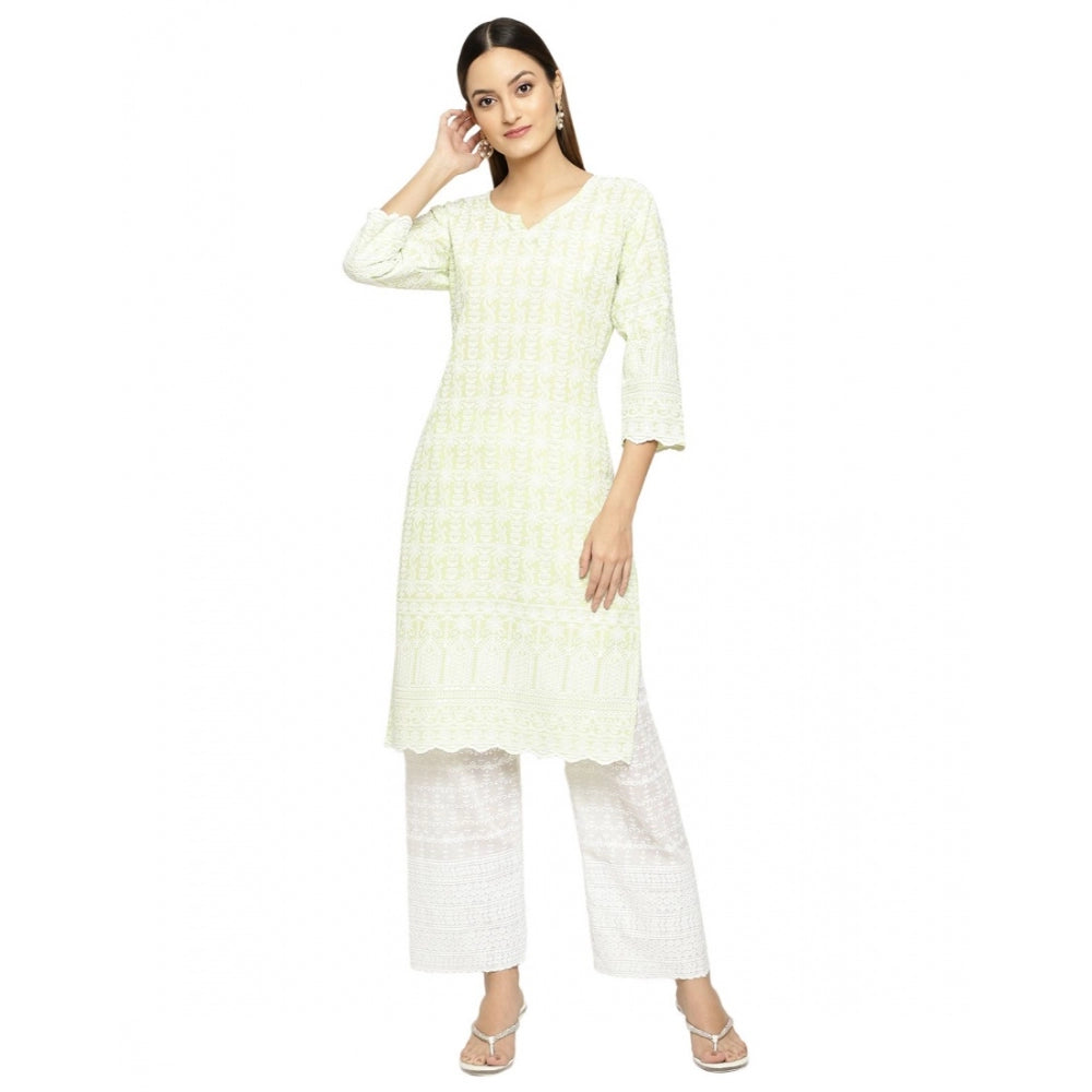 Casual 3/4th Sleeve Printed Cotton Kurti