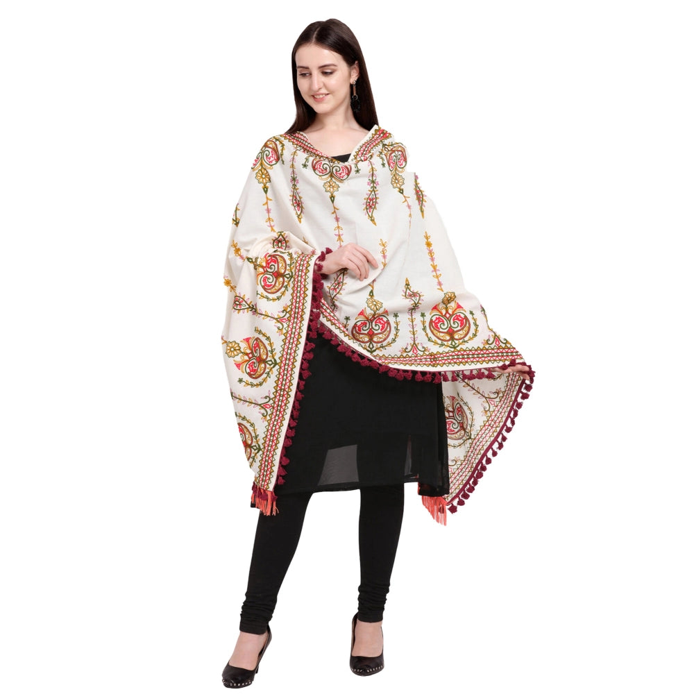 Cotton Embroidered Dupatta