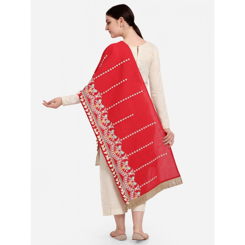 Cotton Embroidered Dupatta