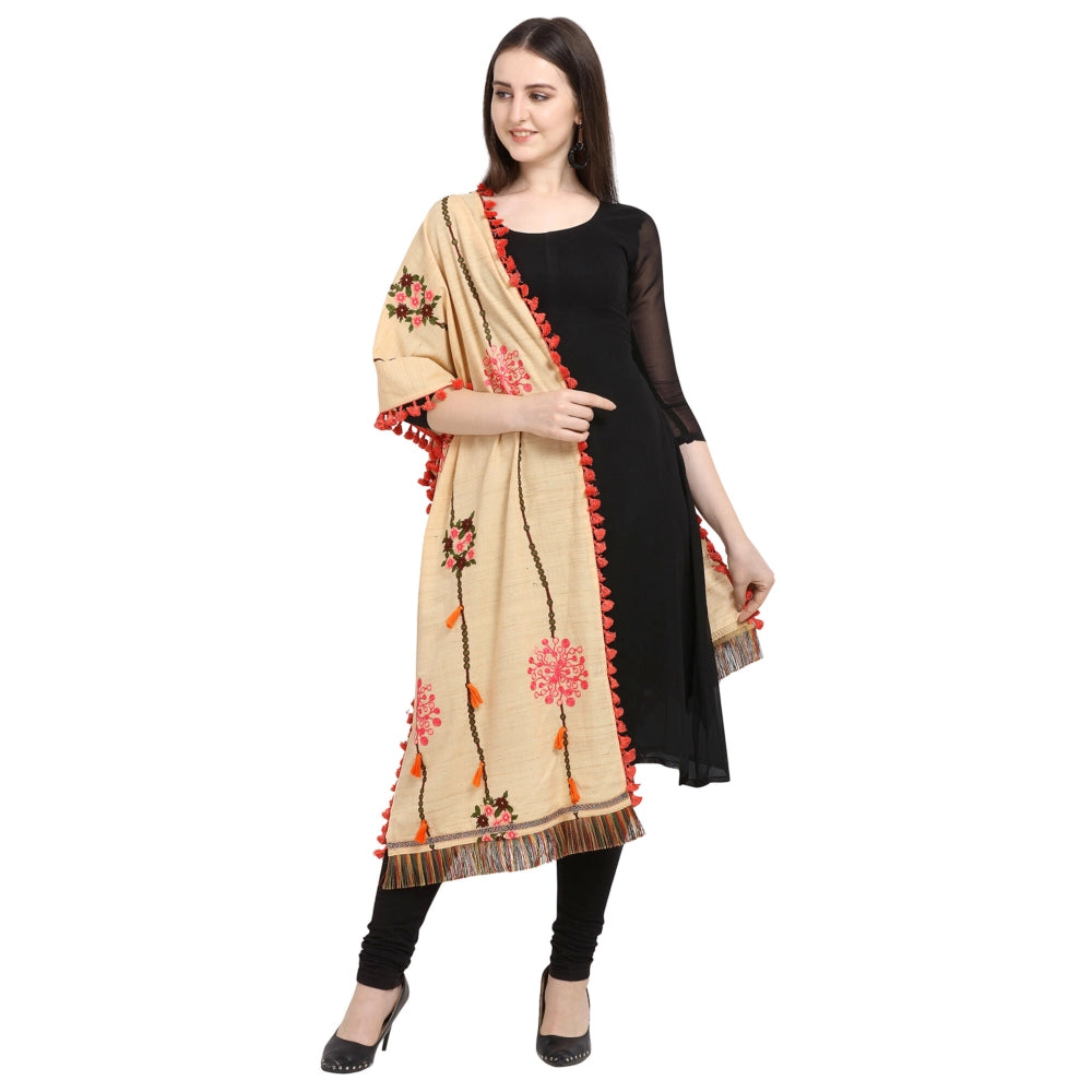 Cotton Embroidered Dupatta