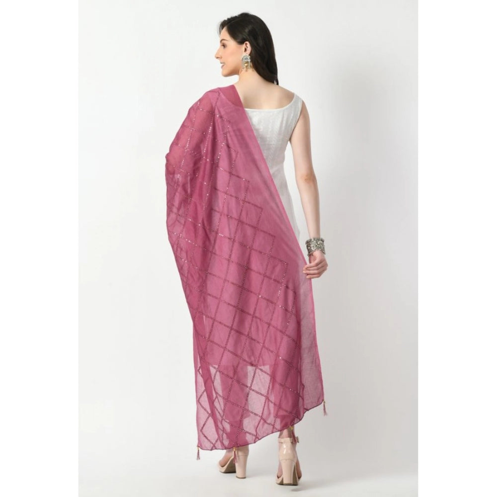 Chanderi Self Degine Dupatta