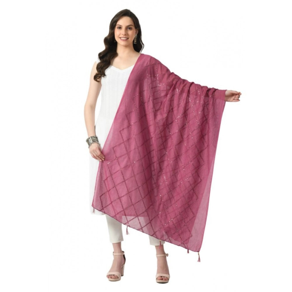 Chanderi Self Degine Dupatta