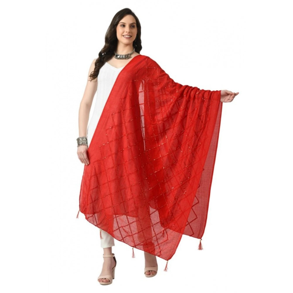 Chanderi Self Degine Dupatta