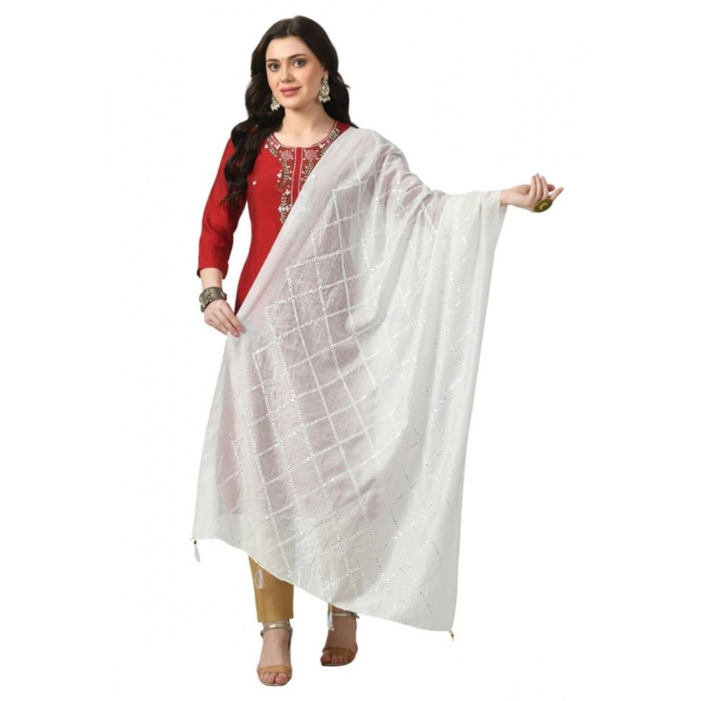 Chanderi Self Degine Dupatta