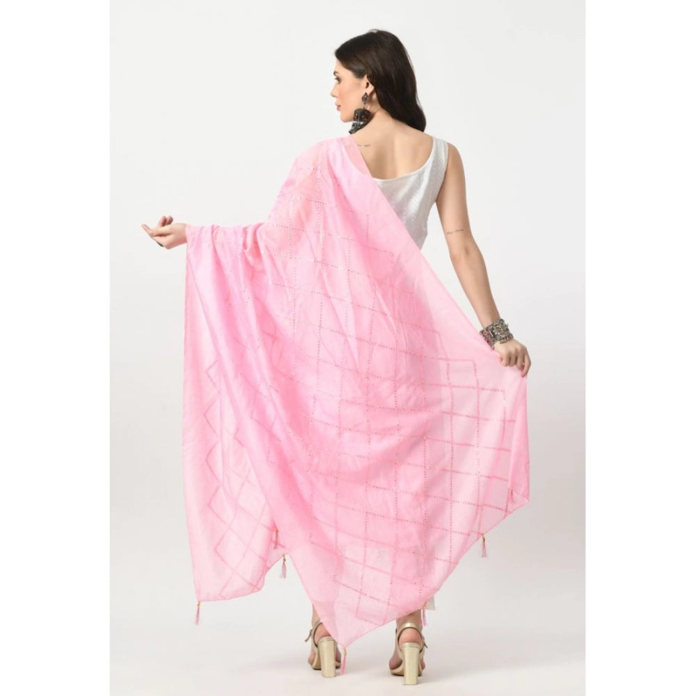 Chanderi Self Degine Dupatta