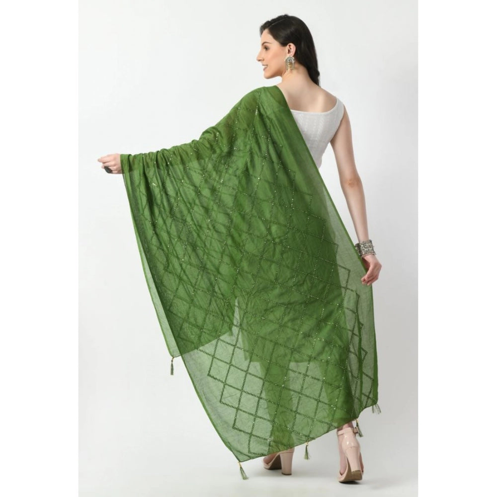 Chanderi Self Degine Dupatta