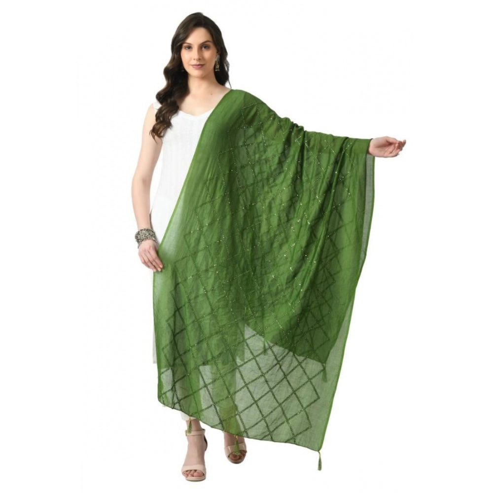 Chanderi Self Degine Dupatta