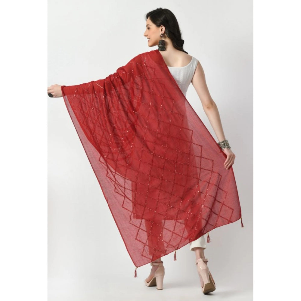 Chanderi Self Degine Dupatta